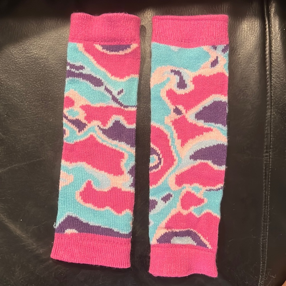 Multi color leg warmer set
